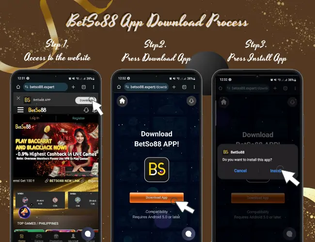 BetSo88 App Process 