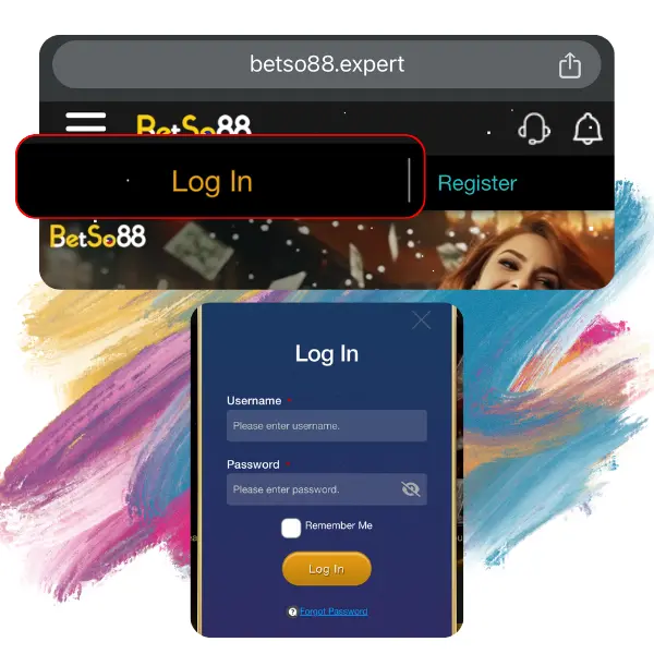 Betso88.com log in