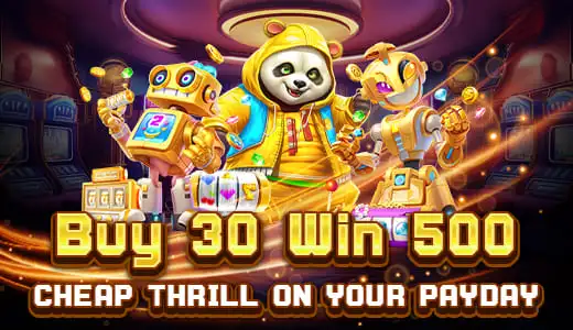 Buy 30 win 500 bonus 